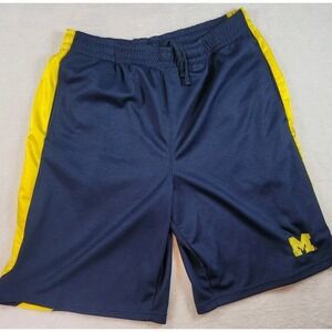 Michigan Wolverines Shorts‎ Mens Large Pro Edge Team Logo NCAA Apparel